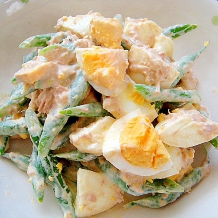 インゲンとツナたまごのサラダ レシピ 作り方 By Mint74 楽天レシピ